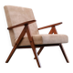 1960 Mid Century Easy Chair Model B 310 Var in Beige Velvet