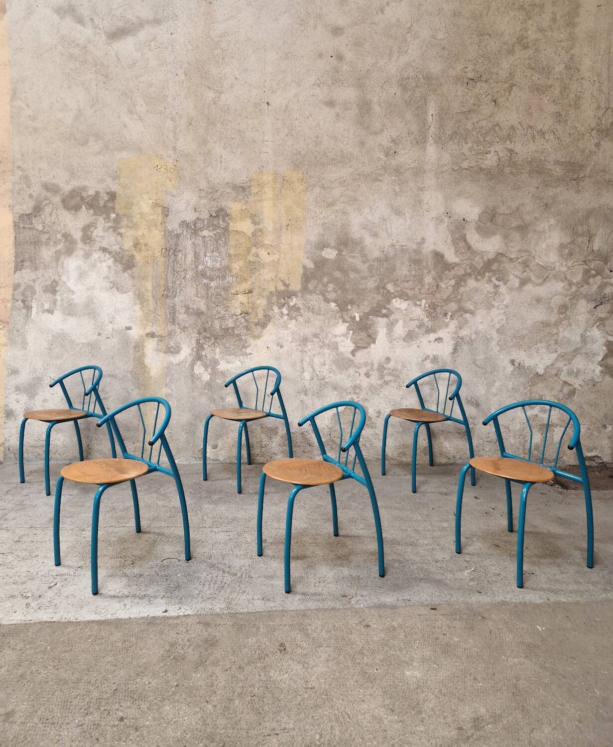 6 designer school chairs