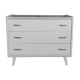 Commode vintage blanche
