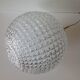 Suspension boule verre vintage