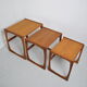 Table gigogne Gplan en teck 1970