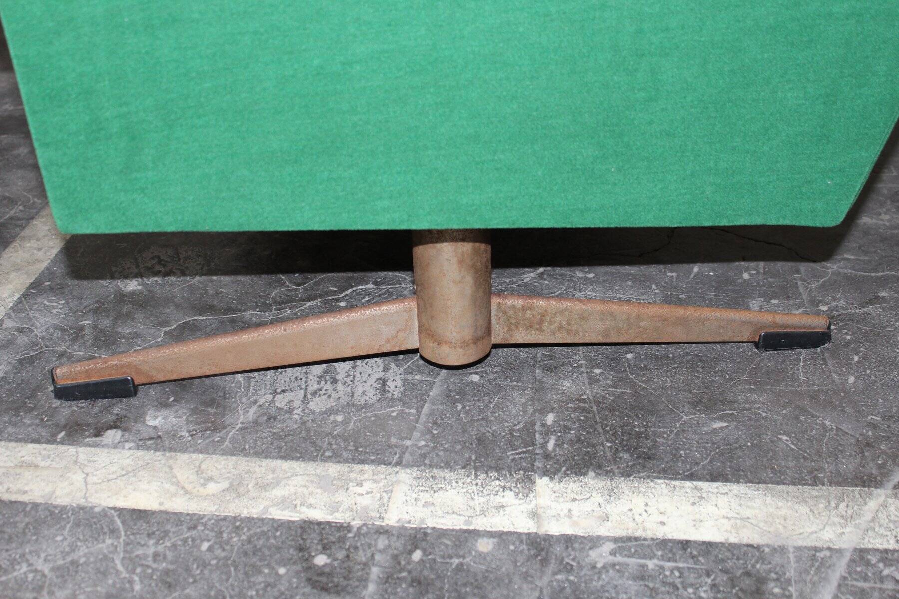 Emerald Green Mid-Century Canapé, Italy