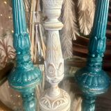 Bougeoir blanc ancien