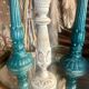 Bougeoir blanc ancien
