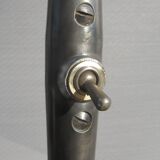 Lamp Ahder oak trapezoid pedestal