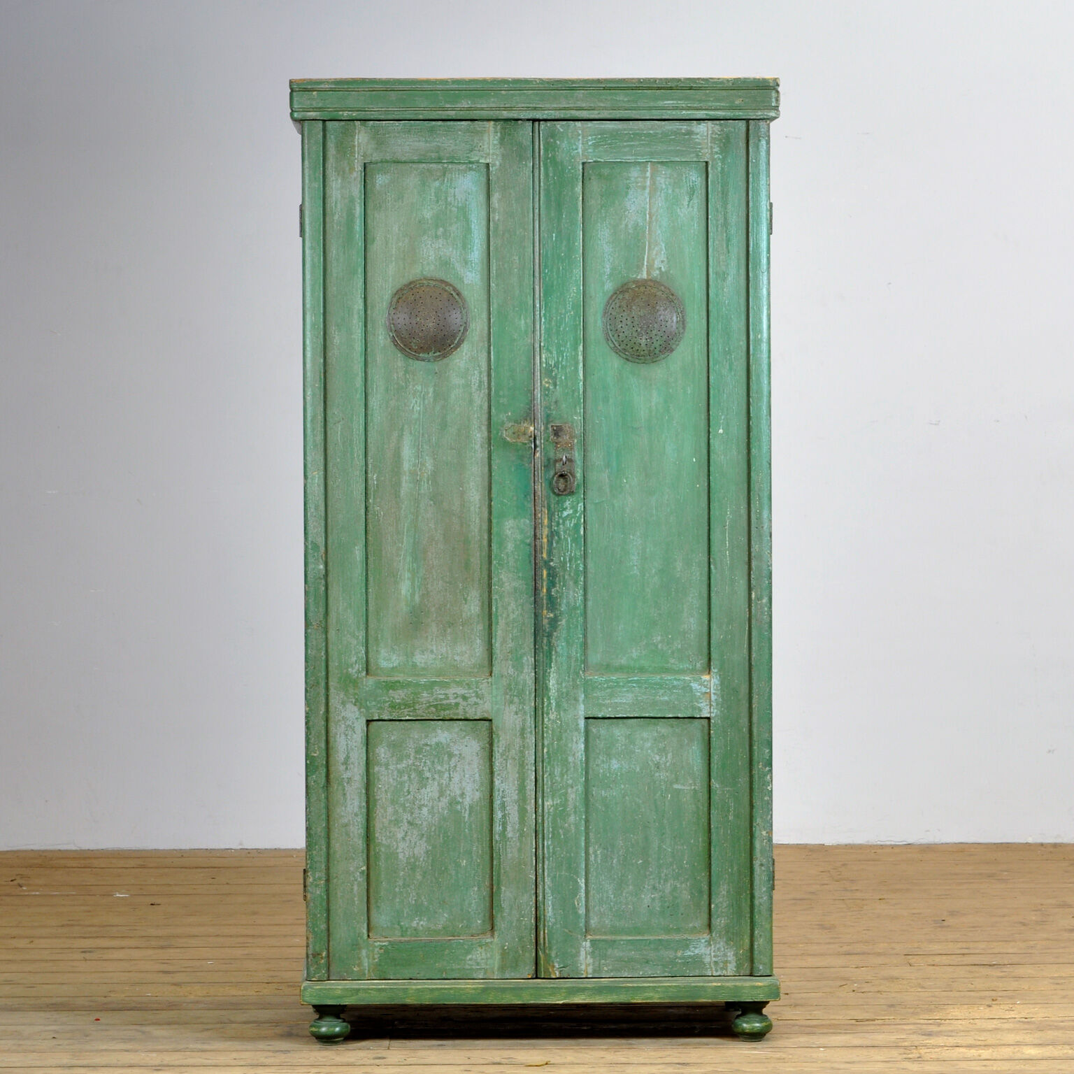 Pine Kitchen Cabinet With 6 Drawers, 1930's