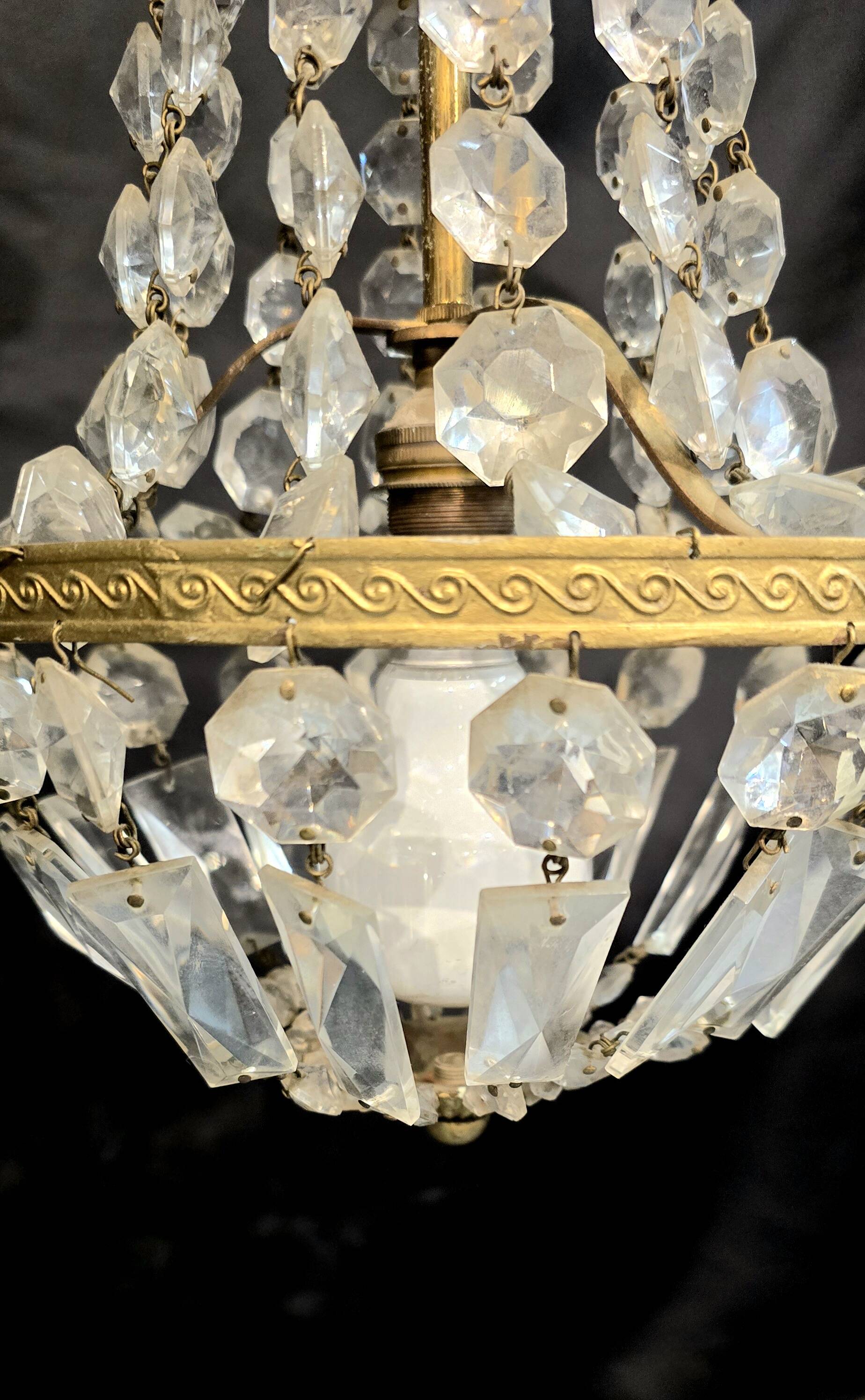 Small 20th century hot air balloon chandelier