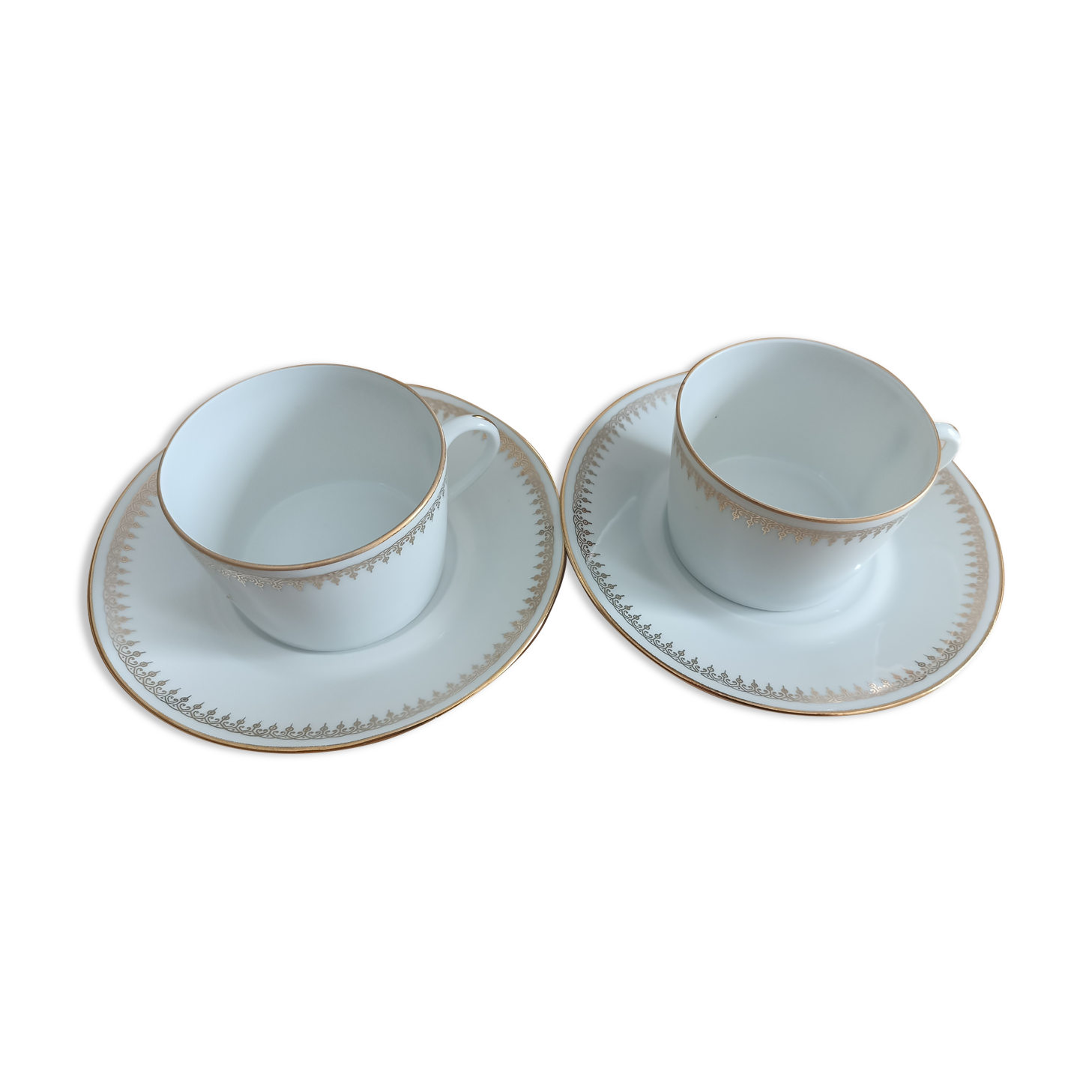 Duo porcelain mocha cup from Sologne larcheveque 5