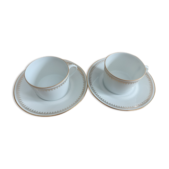 Duo porcelain mocha cup from Sologne larcheveque 5