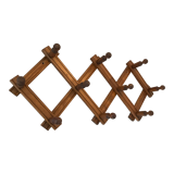 Scandinavian coat rack 10 hooks from the 60s-70s