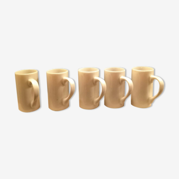 Set of 5 sake cups