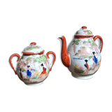 Teapot and sugar bowl