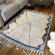 Handmade wool Berber rug