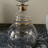 Golden glass carafons