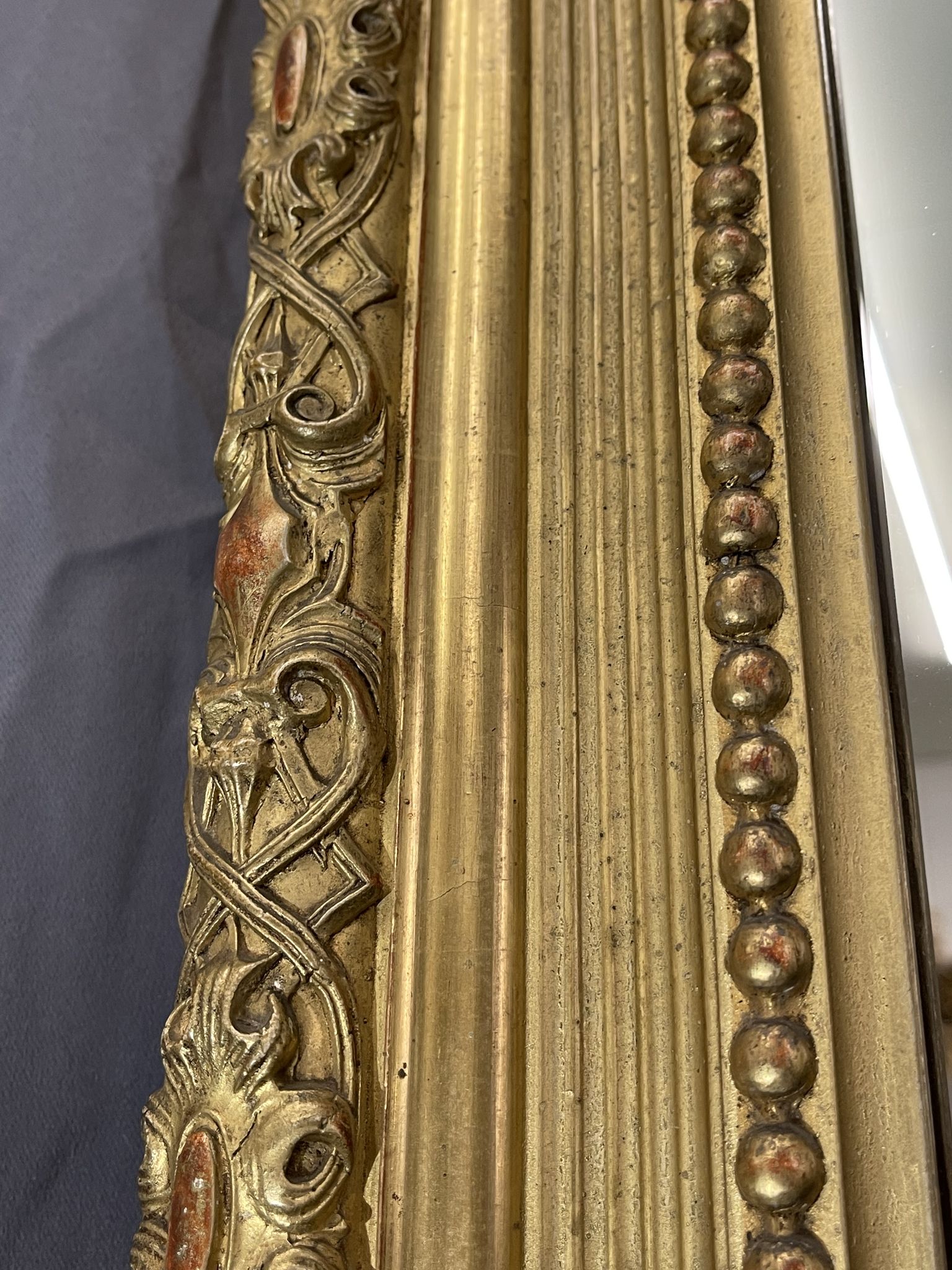 Miroir 166 x 121 ancien époque Louis-Philippe très bon état