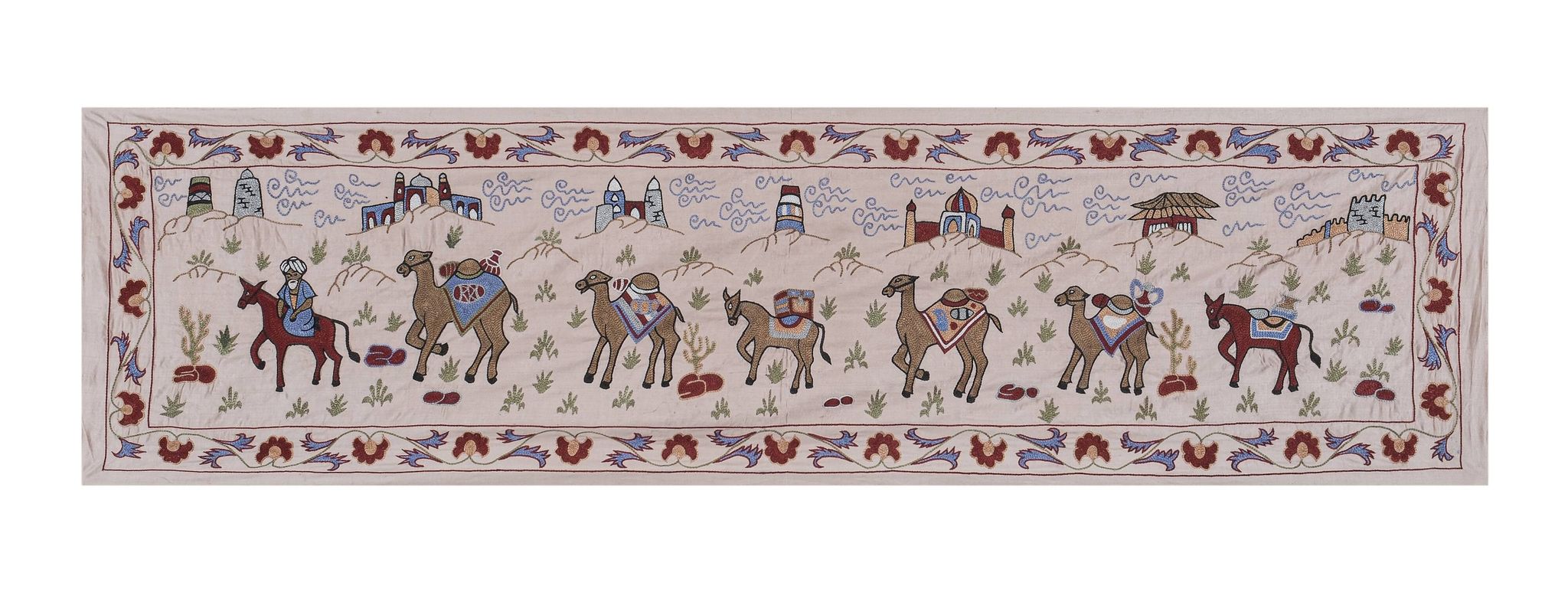 Tapis noué à la main, tapis turc vintage 54x190 cm