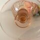 Lot de 6 verres à vin en verre rose luminarc modèle rosaline