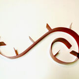 Curved wall shelf, Bookworm type