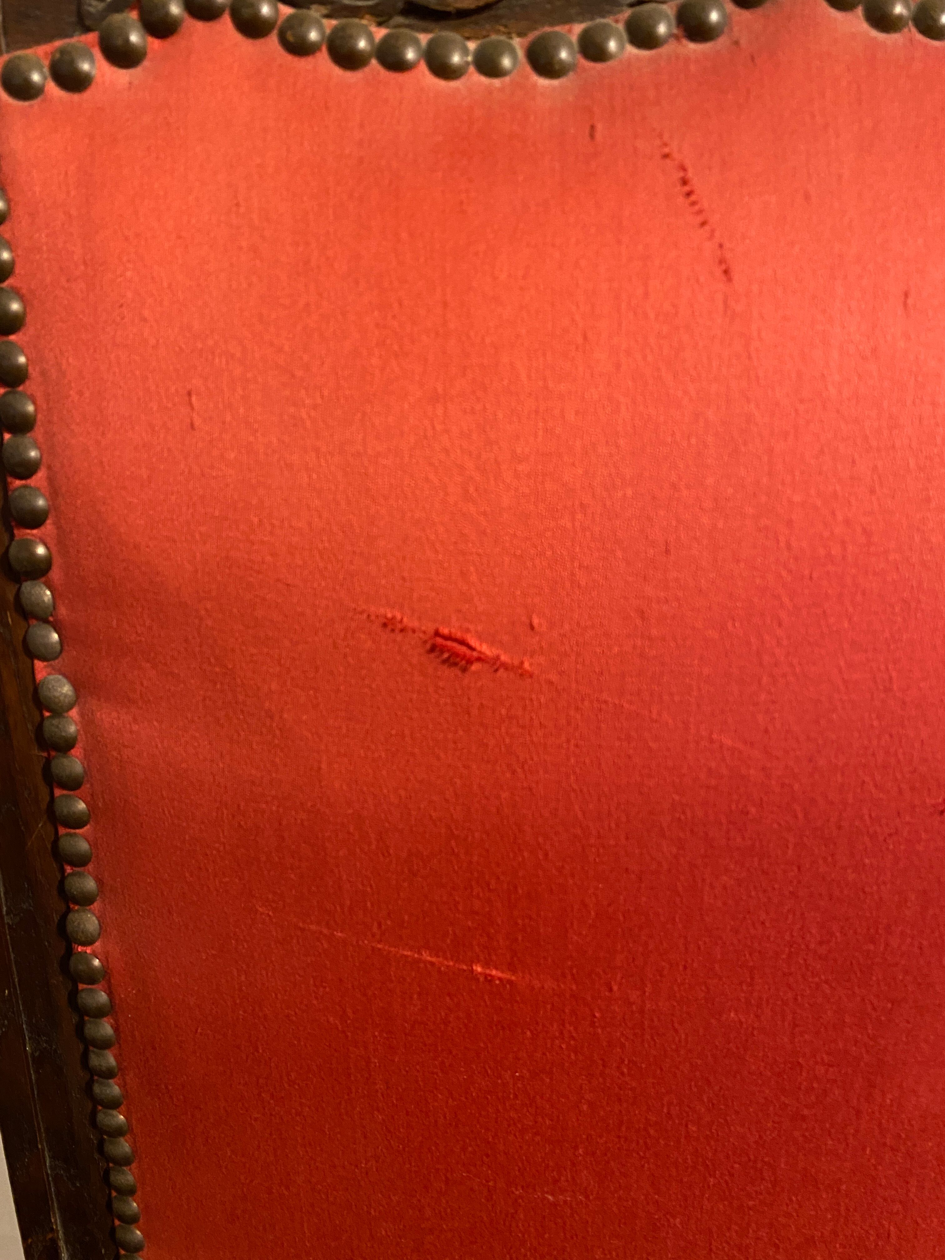 PAIR OF ARMCHAIRS WITH HIGH BACK STYLE LOUIS XIII