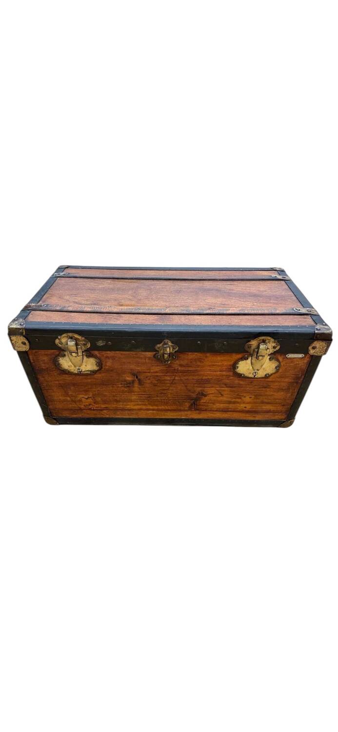 Malle en bois lavoet