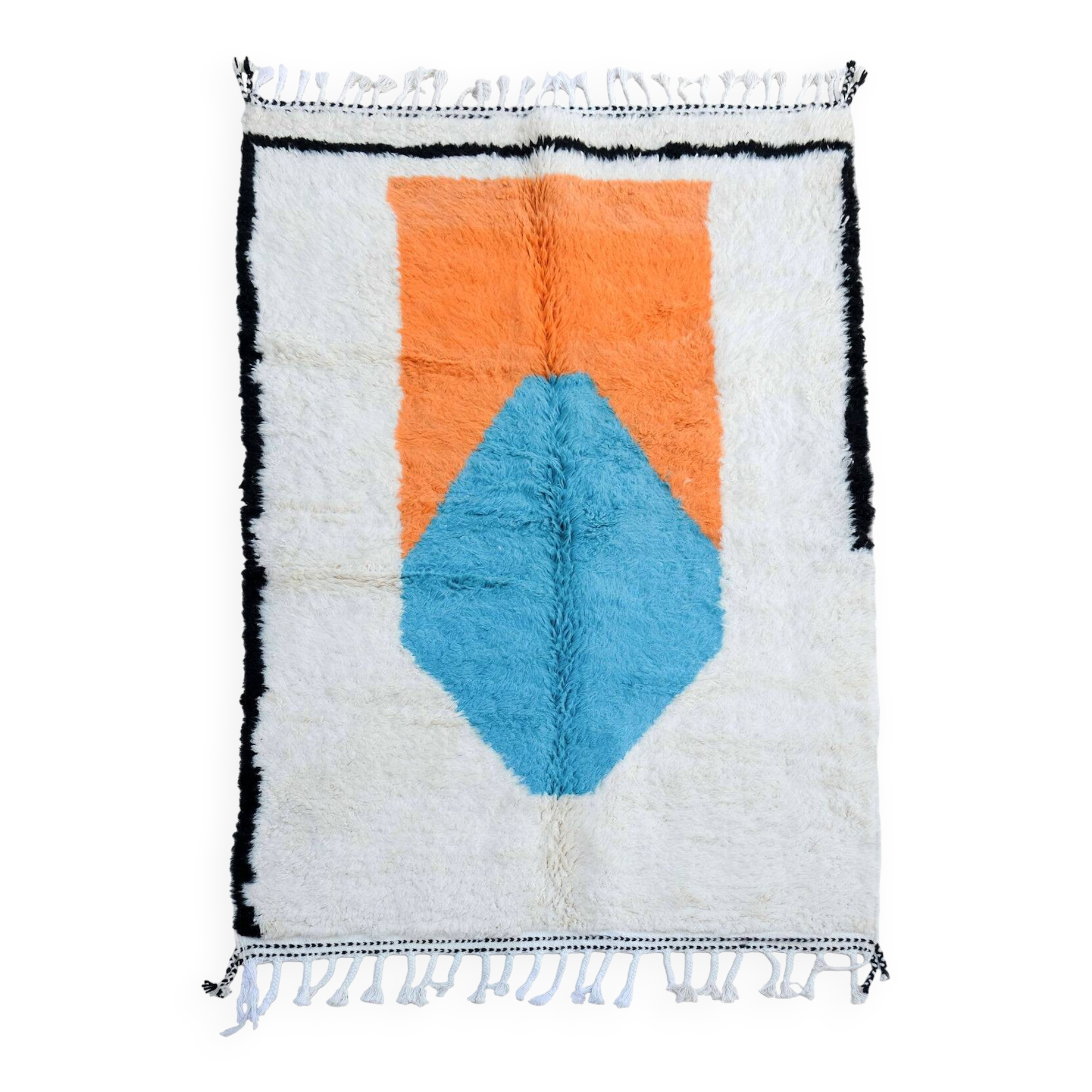 Tapis berbère tissé main en laine taille 200 x 300 cm