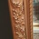 High and narrow mirror in gilded stucco late nineteenth century