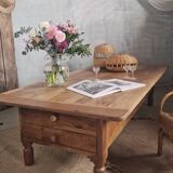 Old and large coffee table