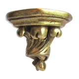 Venetian wall console, sculpted and gilded plaster, Acanthes Napoleon III style