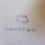 2 deep plates from Gien, Christian model 2107129