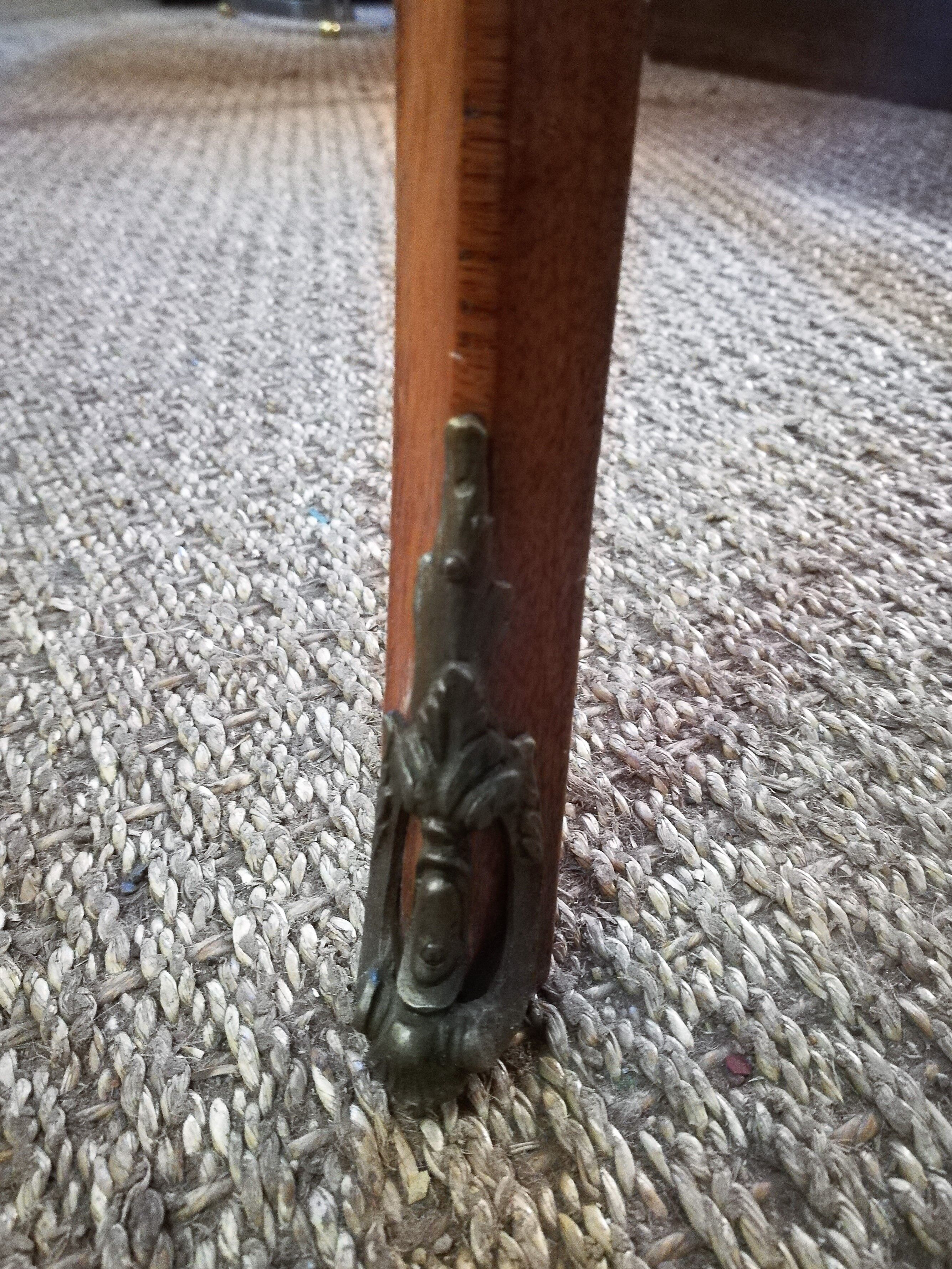 Louis XV style game table in marquetry