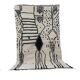 Handmade wool Berber rug 240 X 140 CM