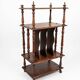 Antique walnut music cabinet