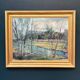Swedish Oil on Canvas – “Obscured by Trees” by Hugo Carlberg