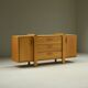 Brustalist oak sideboard, Belgium.
