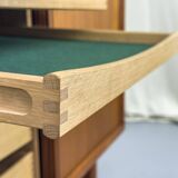 Buffet danois en teck par Henning Kjaernulf pour Bruno Hansen, années 1960