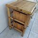 Vintage design bamboo bedside table