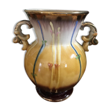 Numbered porcelain and enamel vase