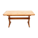 Alpine-inspired brutalist dining table