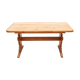 Alpine-inspired brutalist dining table