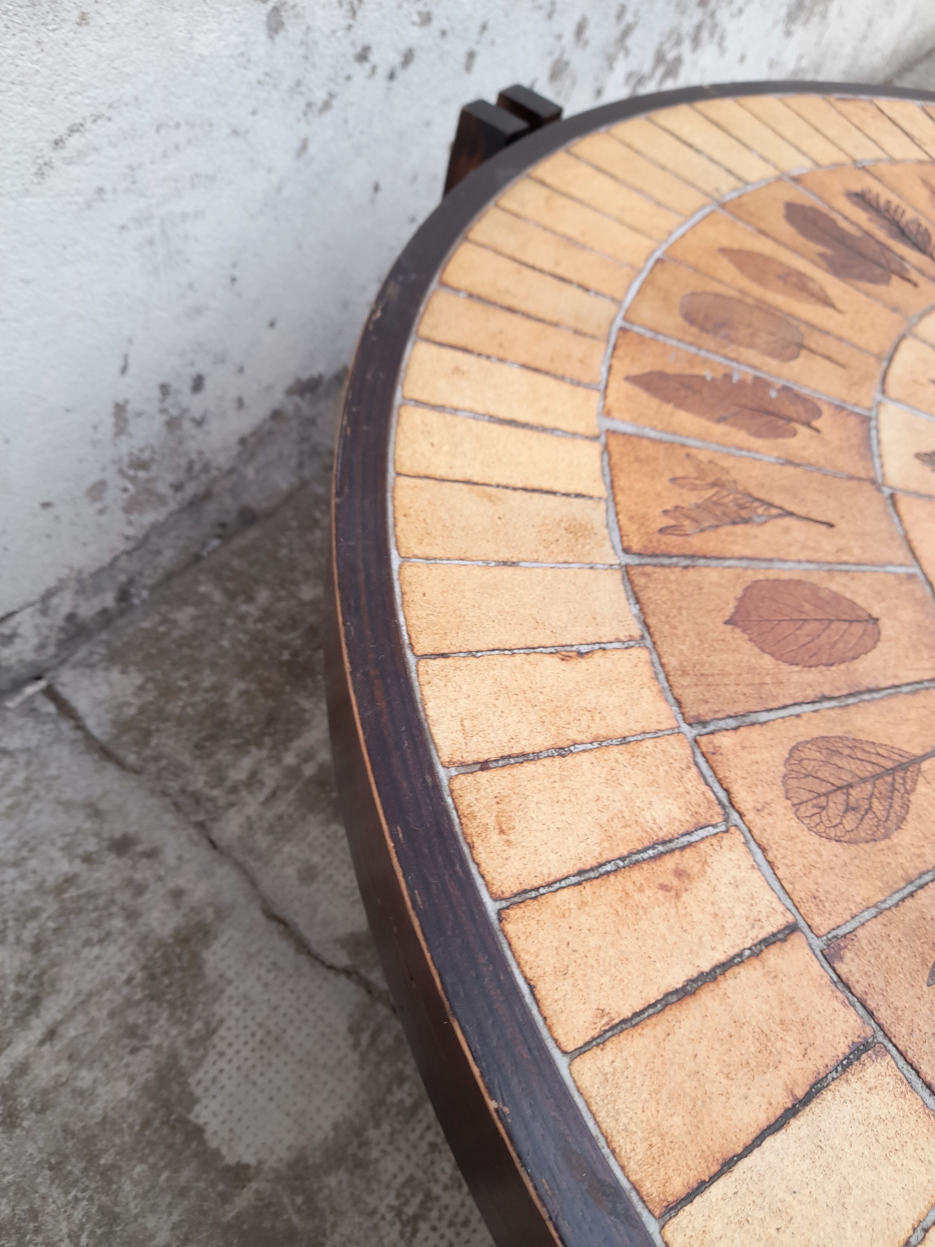 Coffee table by Roger Capron Vallauris model Herbier