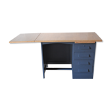 Old wooden desk with extensions