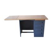 Bureau ancien en bois avec rallonges