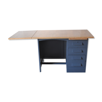 Old wooden desk with extensions