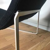 Chaise longue noire