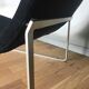 Chaise longue noire