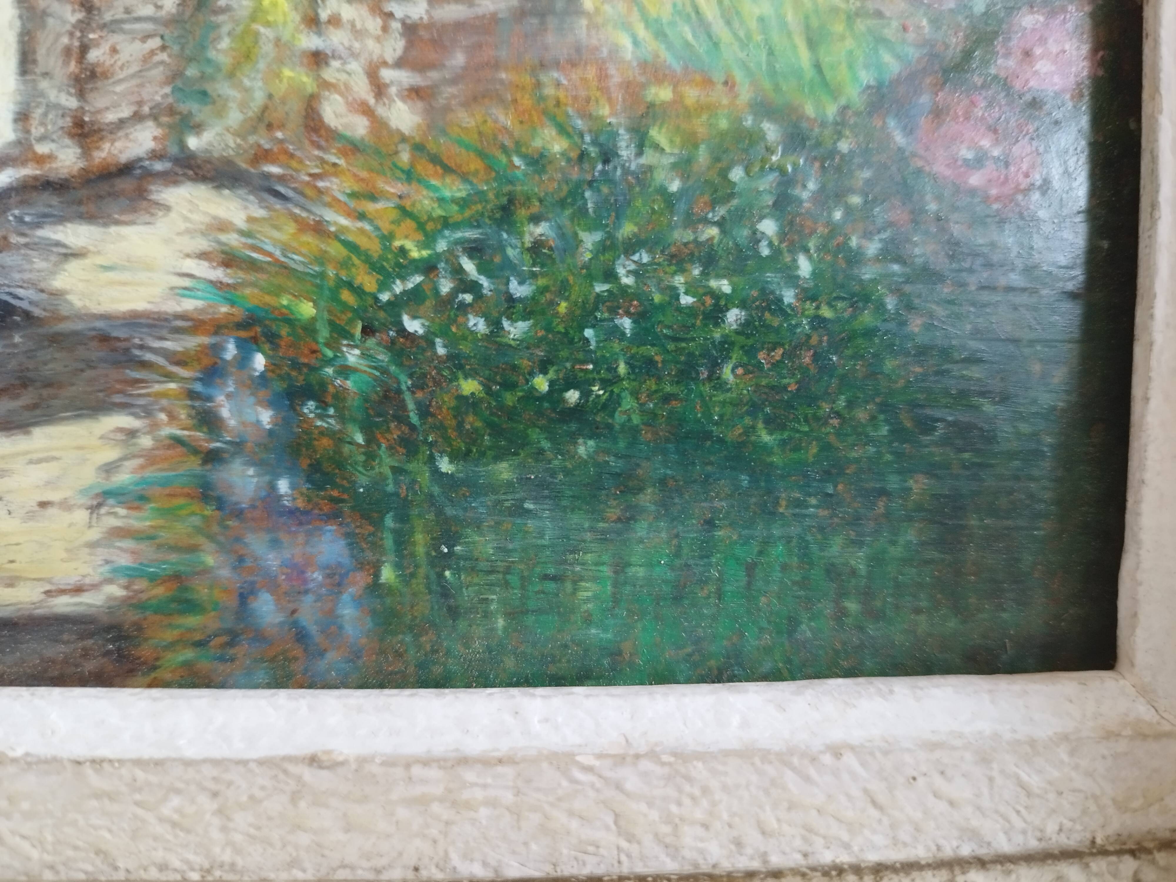 Landscape painting of the seaside in Brittany