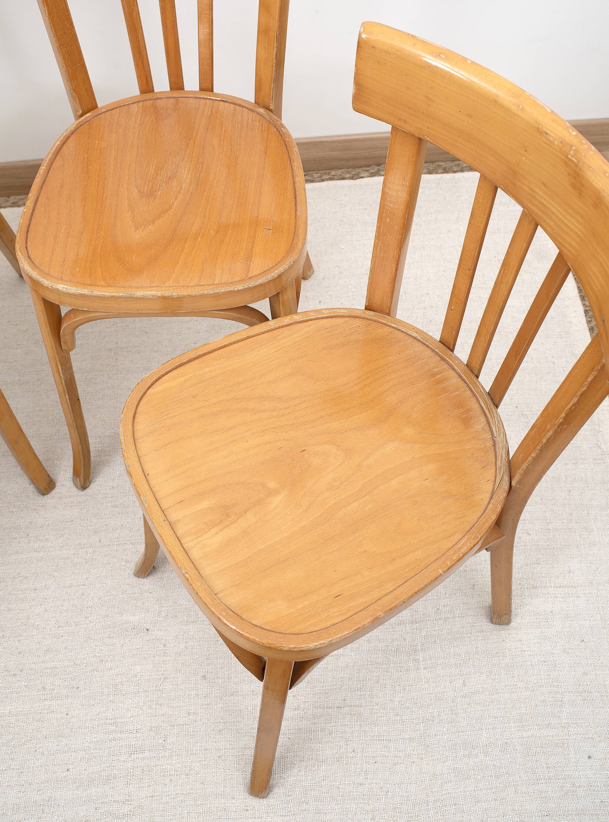 BAUMANN bentwood bistro chairs, set of 4