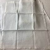 Vintage Damask Monogram Tablecloth & Napkins
