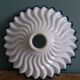 Adjustable "rise and fall" suspension, opaline and porcelain rise and fall