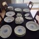 Service 44 pièces porcelaine de bohème